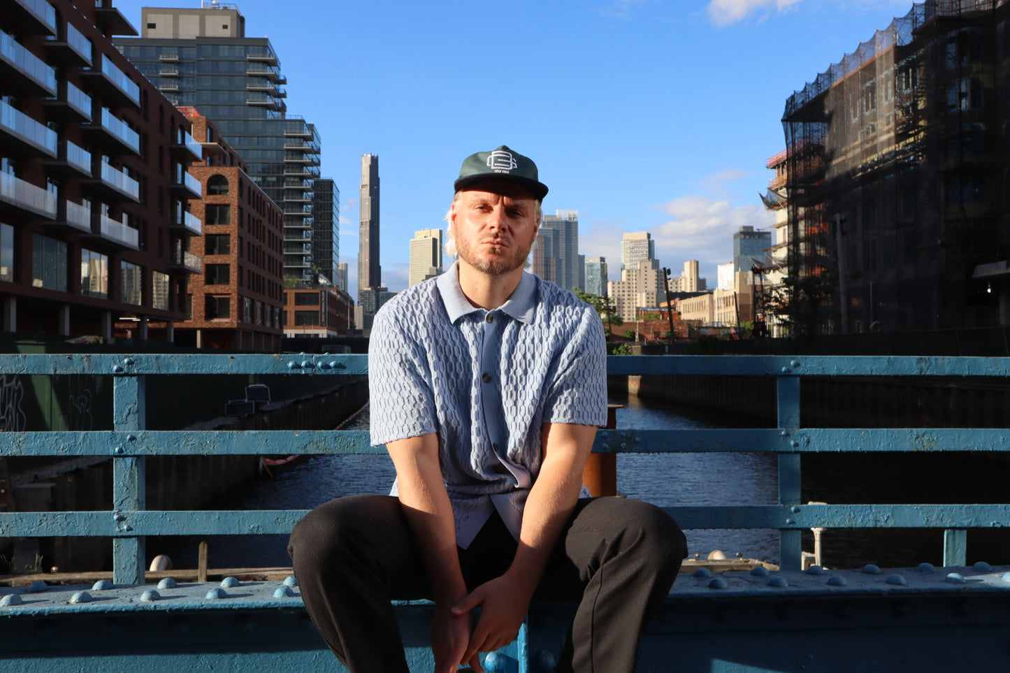 Good Days Interlocking Letter Hat - Green/Navy