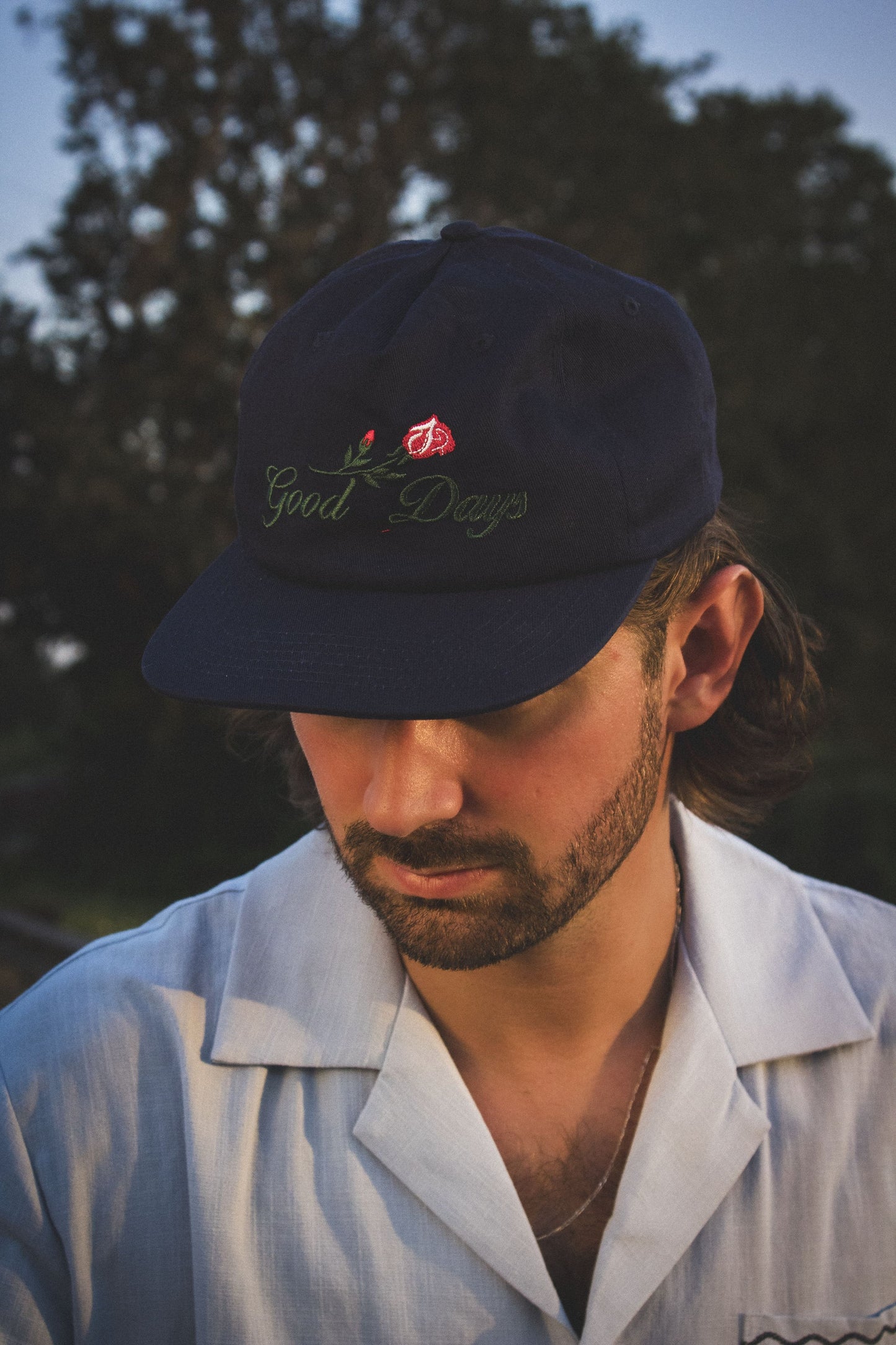GOOD DAYS ROSE HAT - NAVY