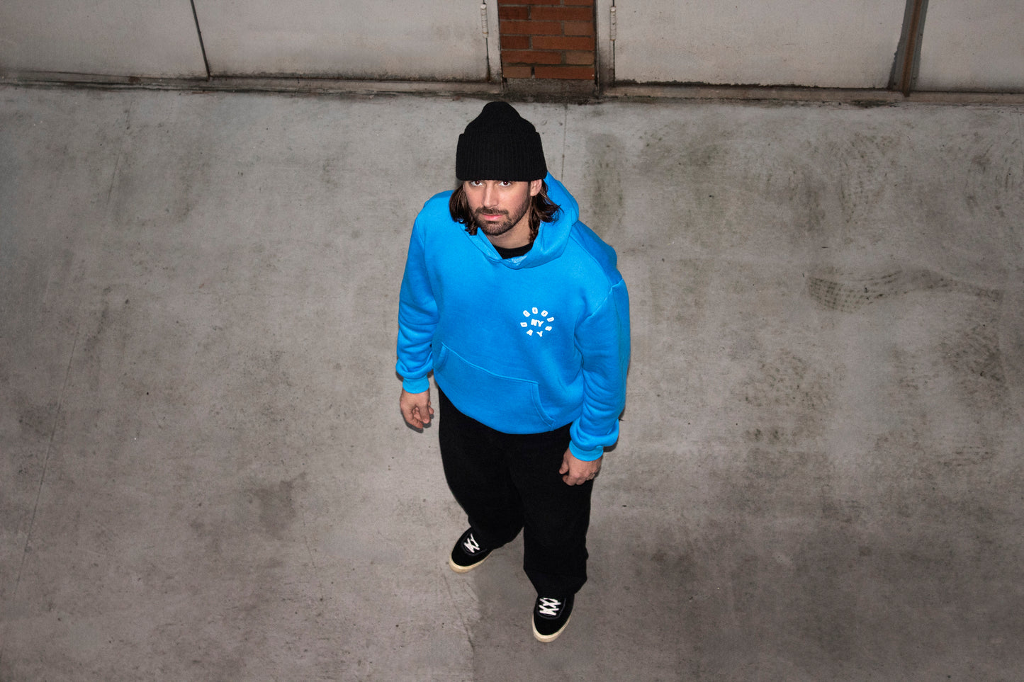 GOOD DAYS CIRCLE LOGO HOODIE - ROYAL