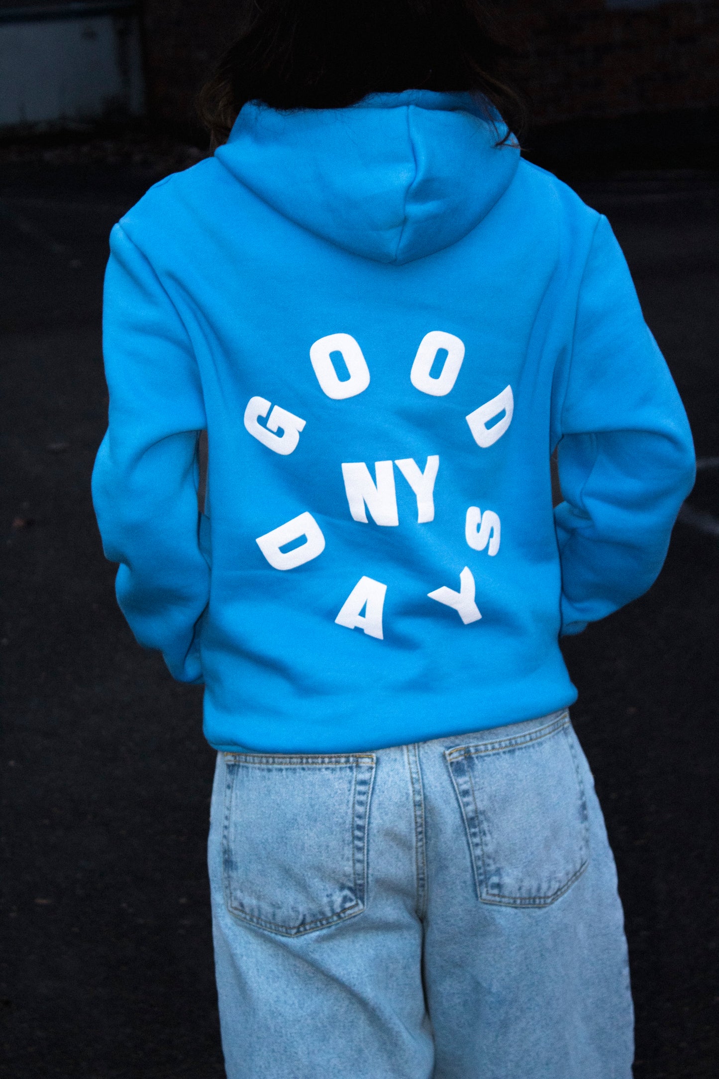 GOOD DAYS CIRCLE LOGO HOODIE - ROYAL