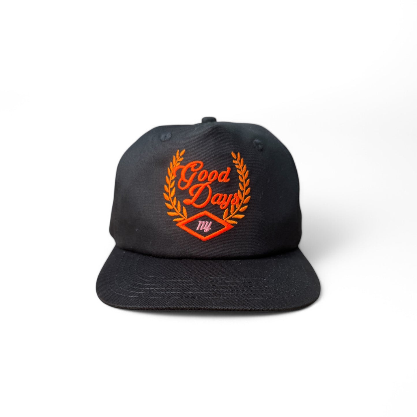 GOOD DAYS CREST HAT - BLACK