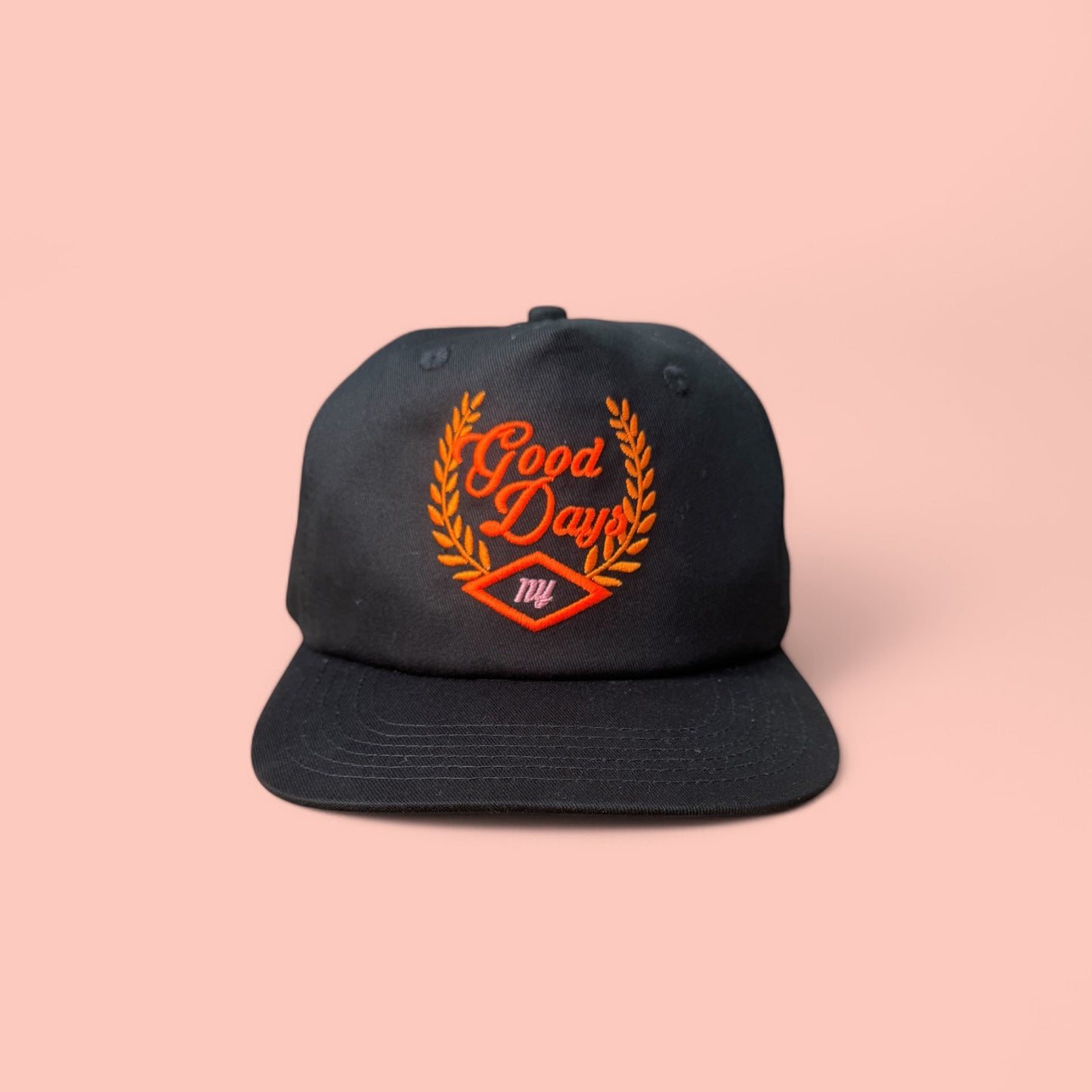 GOOD DAYS CREST HAT - BLACK