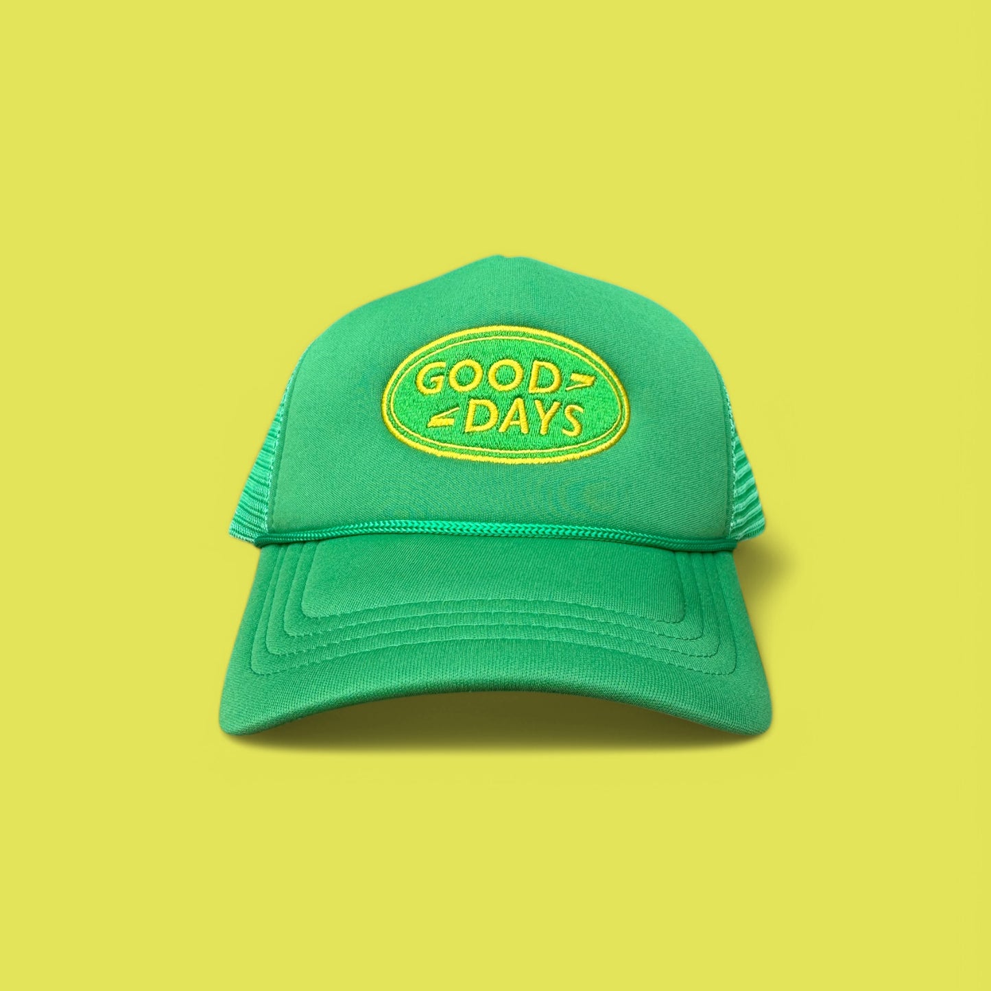 GOOD DAYS TRUCKER HAT - AUGUSTA GREEN