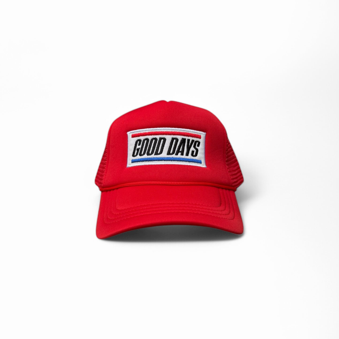 GOOD DAYS TRUCKER HAT - RACING RED