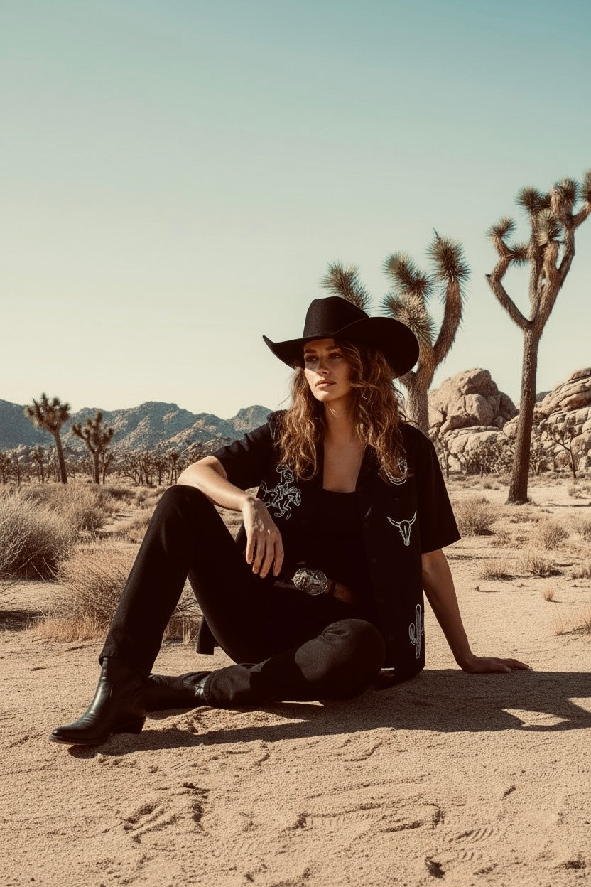 Somewhere Out West Camp Shirt