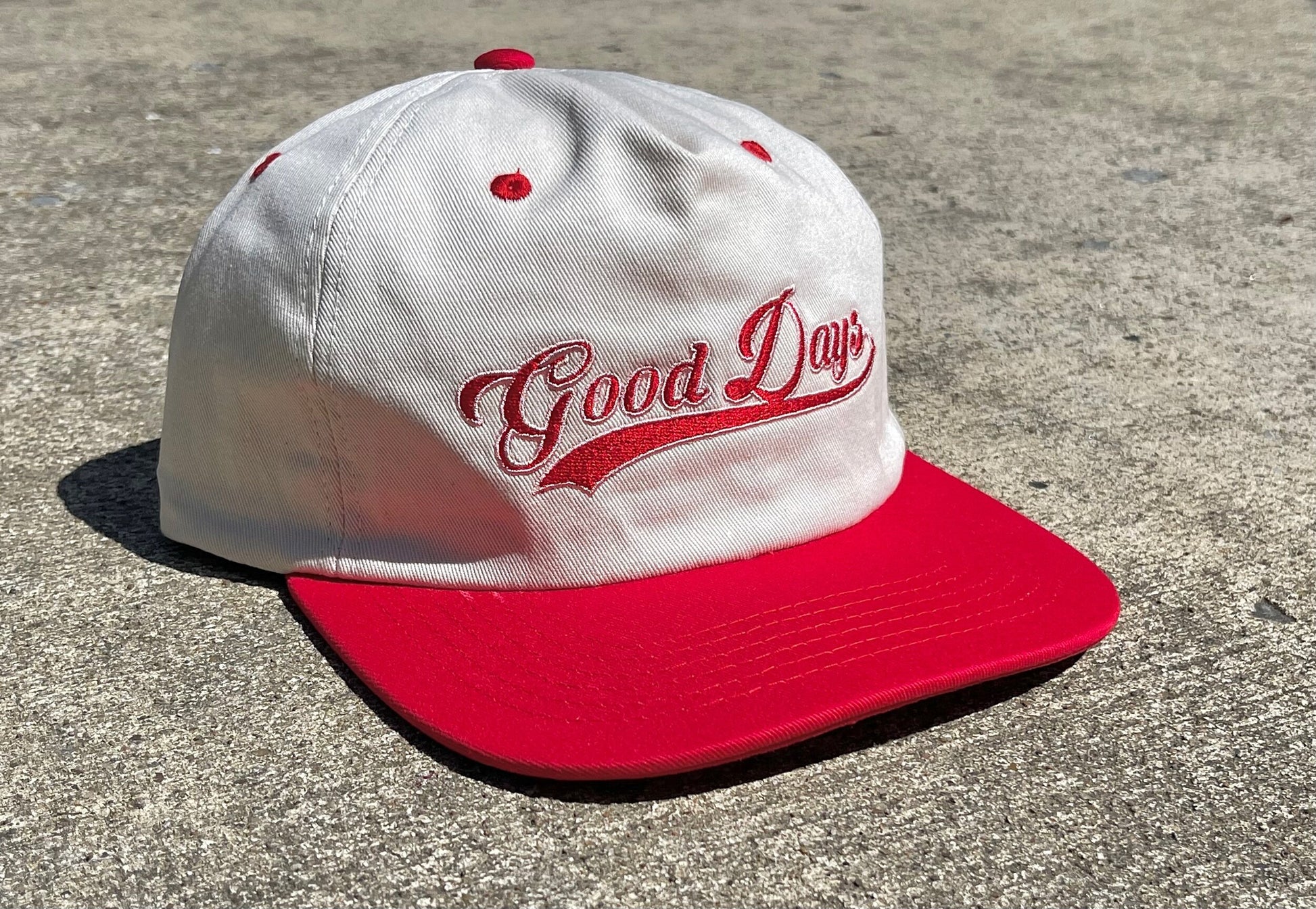 GOOD DAYS VARSITY HAT - RED