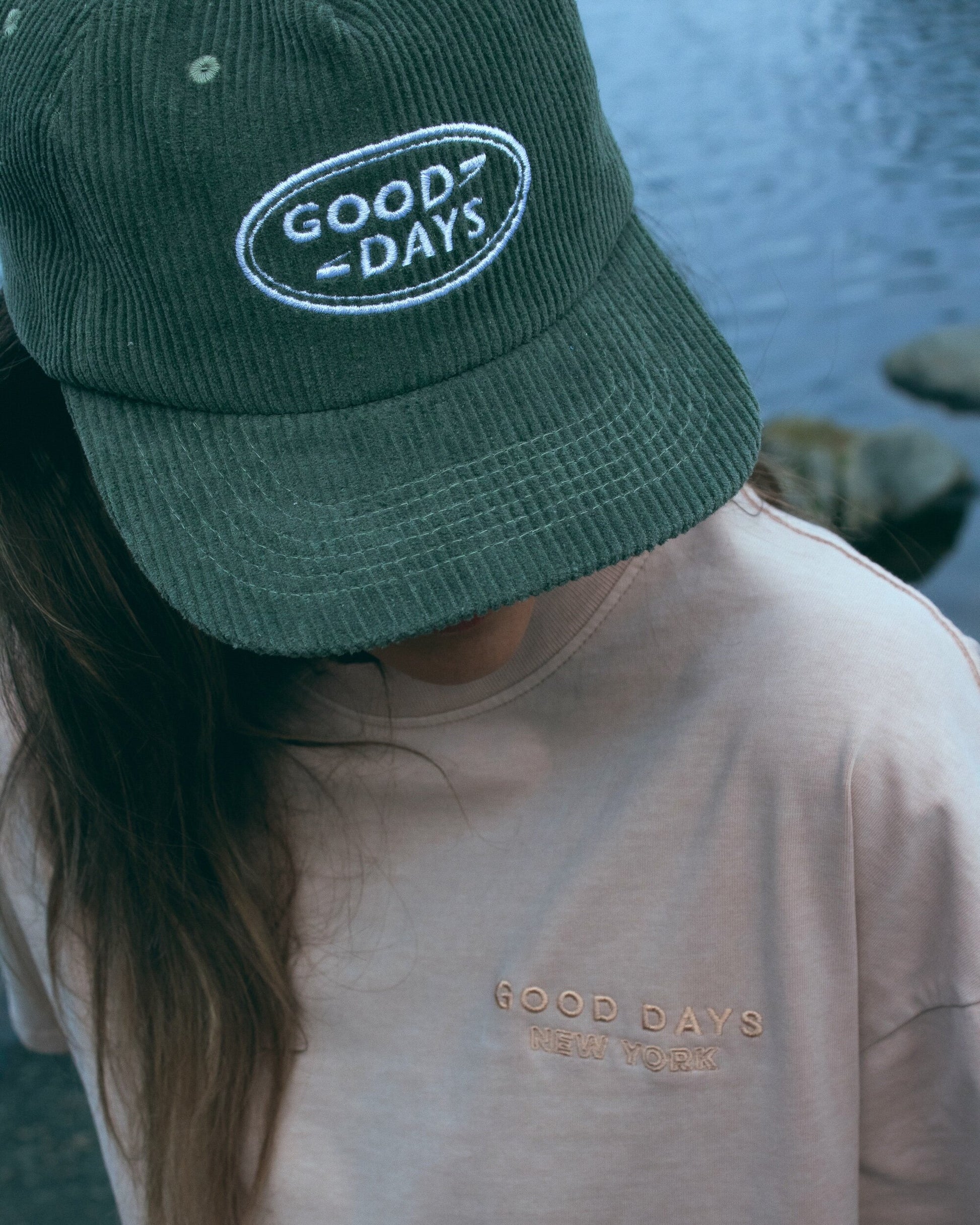 GOOD DAYS CORDUROY CRUISER HAT - SAGE