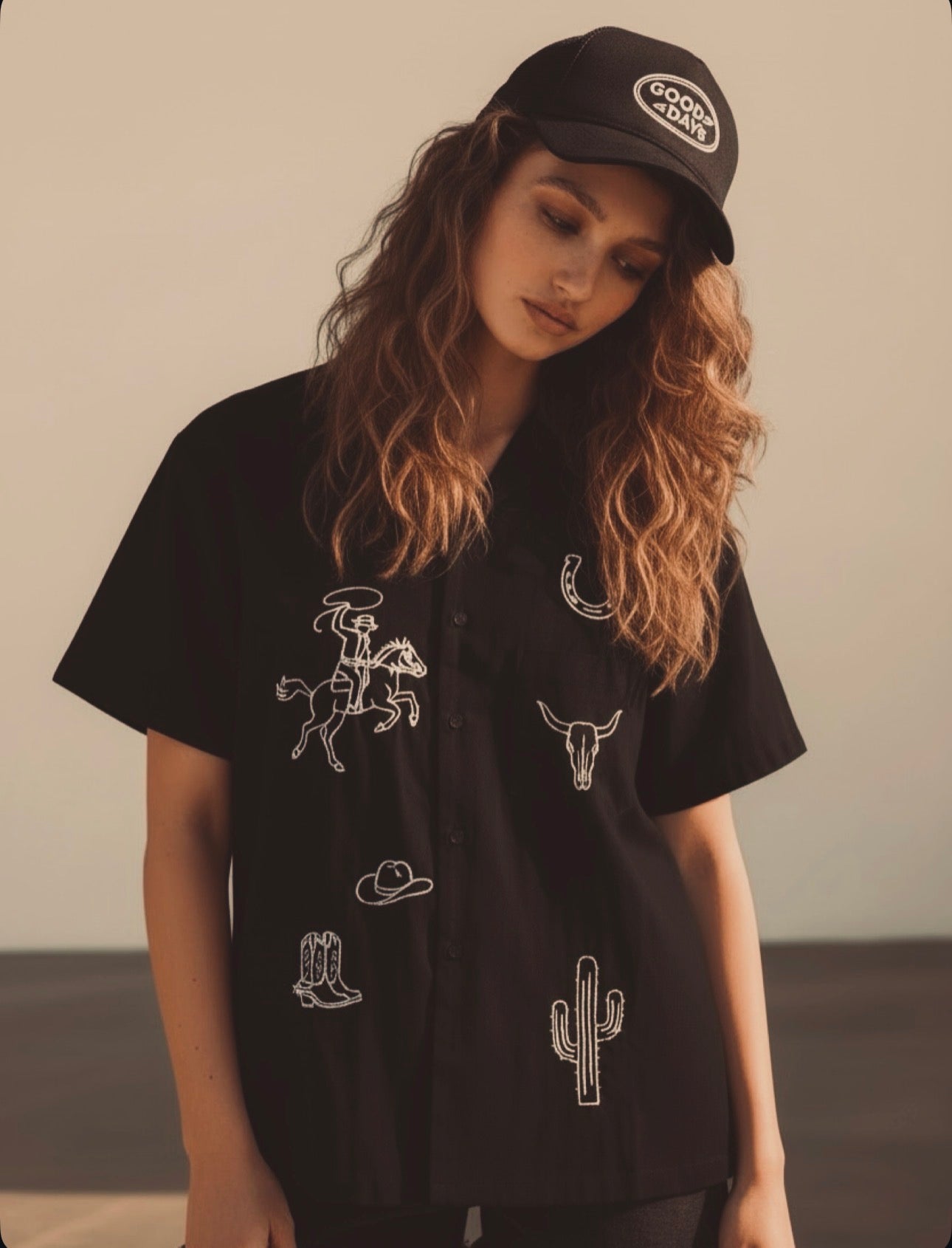 Somewhere Out West Camp Shirt