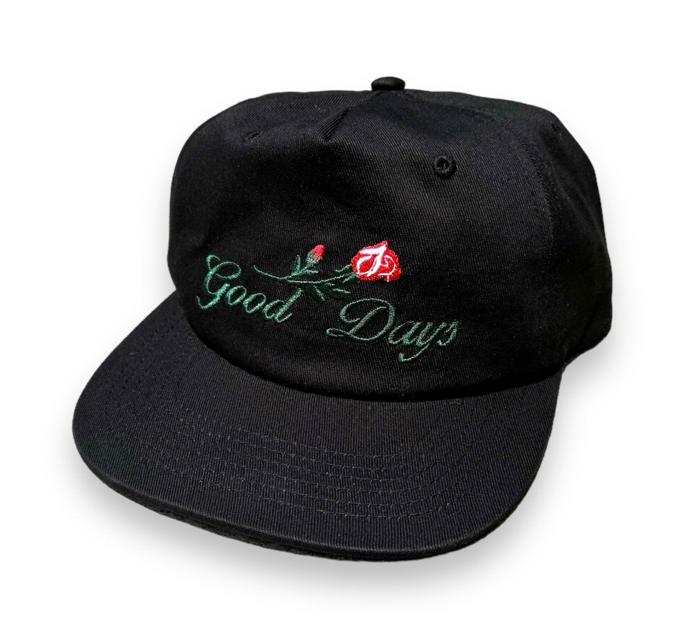 GOOD DAYS ROSE HAT - BLACK