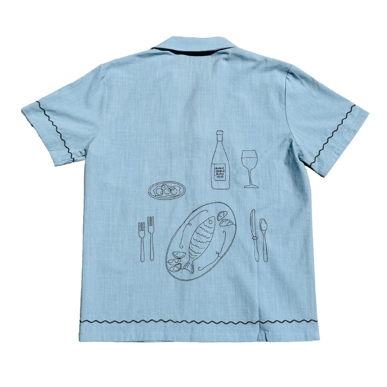 DINNER IN CAPRI CAMP SHIRT-SQ1877554