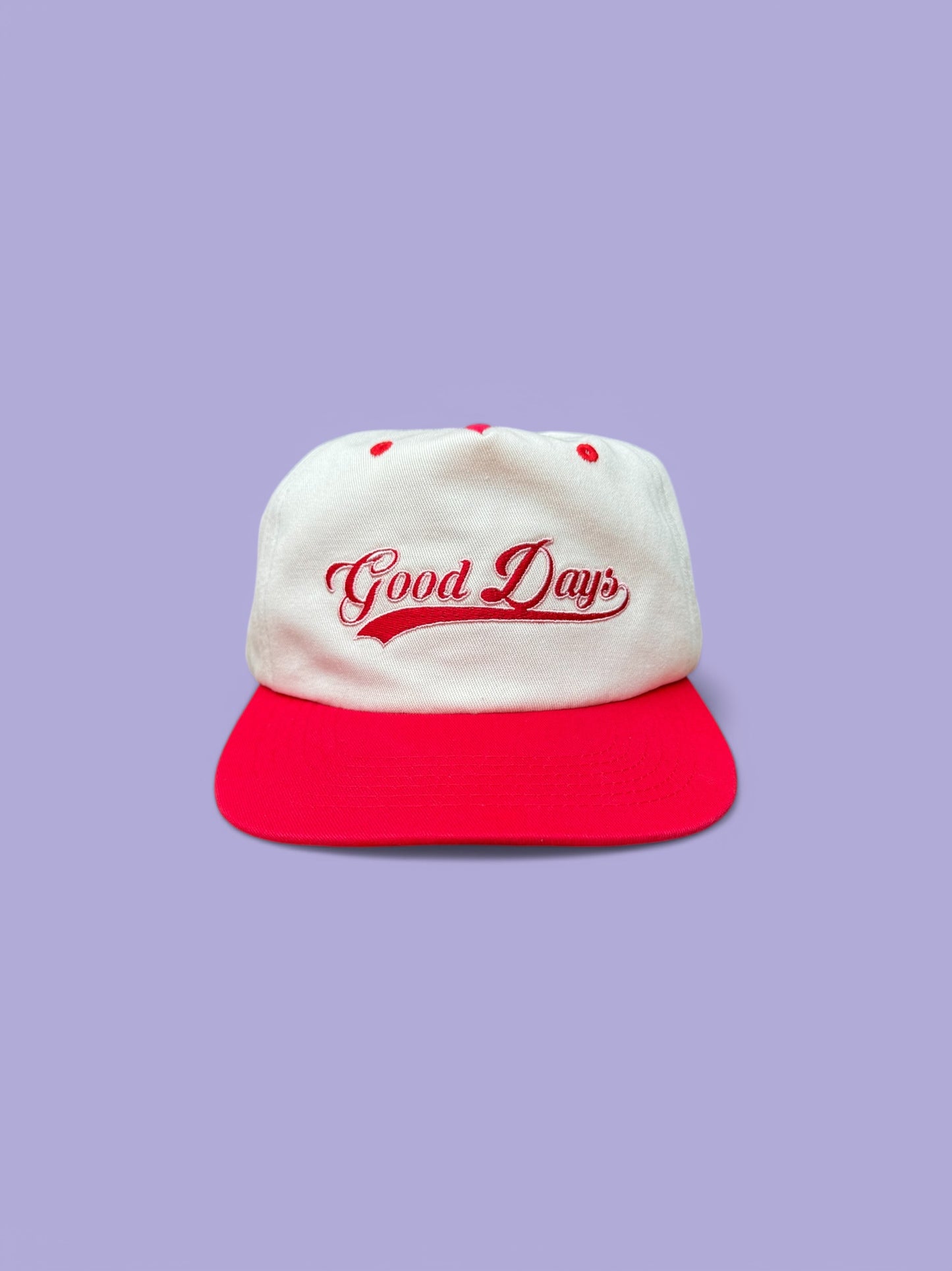 GOOD DAYS VARSITY HAT - RED