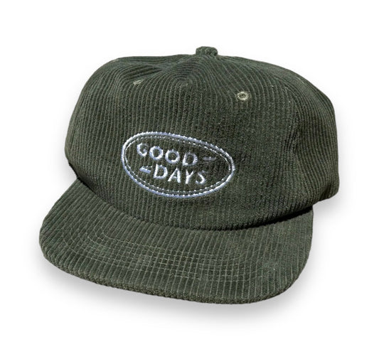 GOOD DAYS CORDUROY CRUISER HAT - SAGE