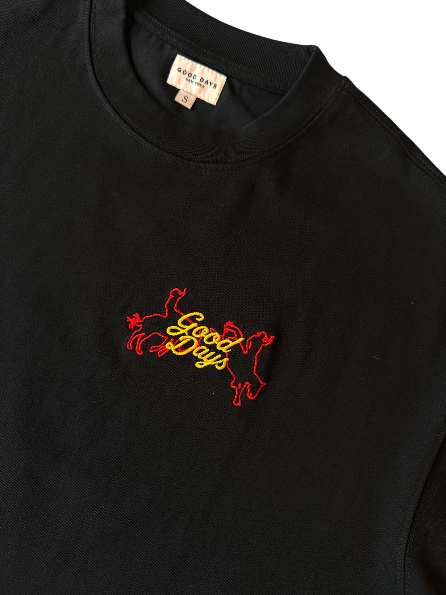 Good Days Oversized Rodeo Tee - Black