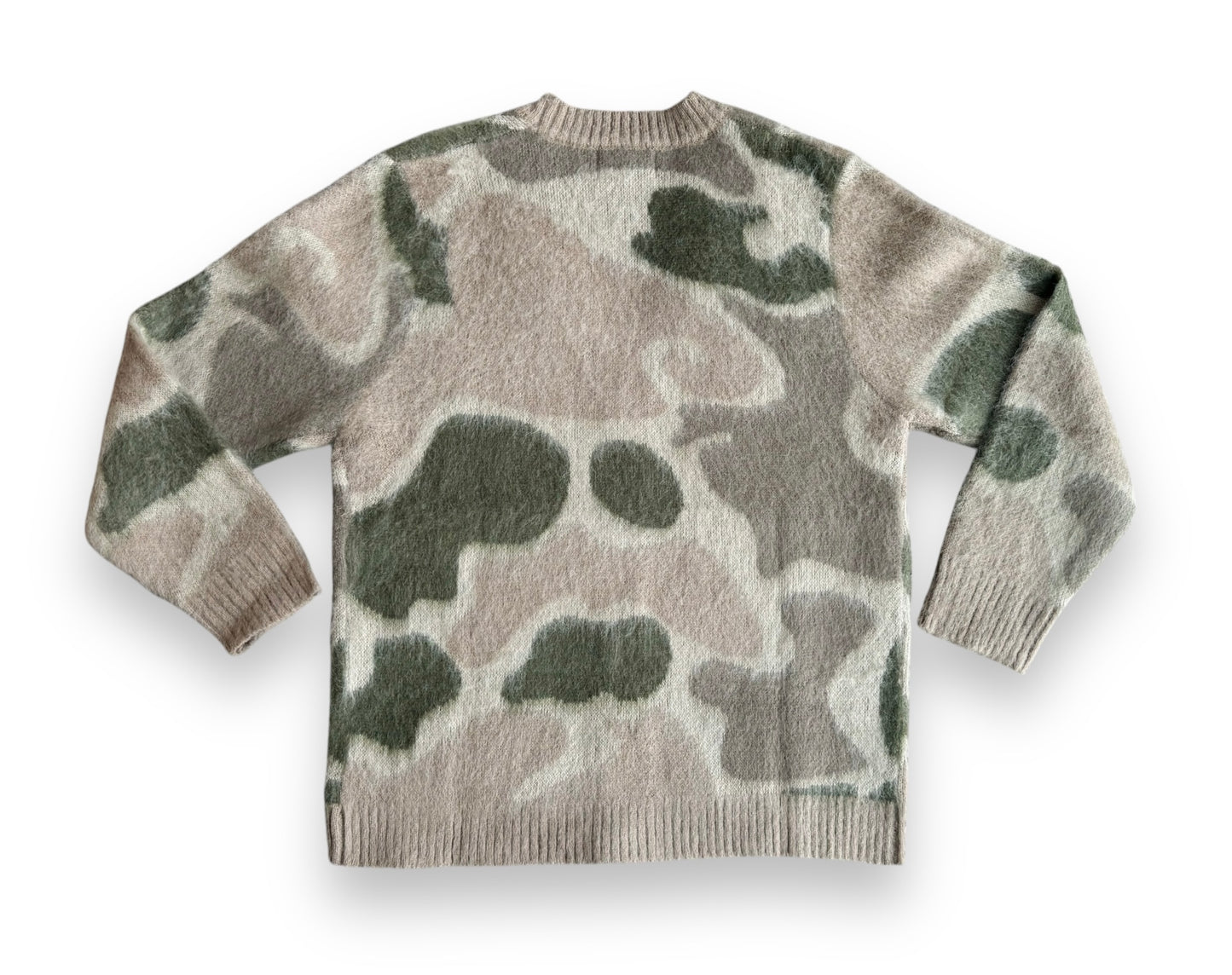 CAMO MOHAIR CARDIGAN