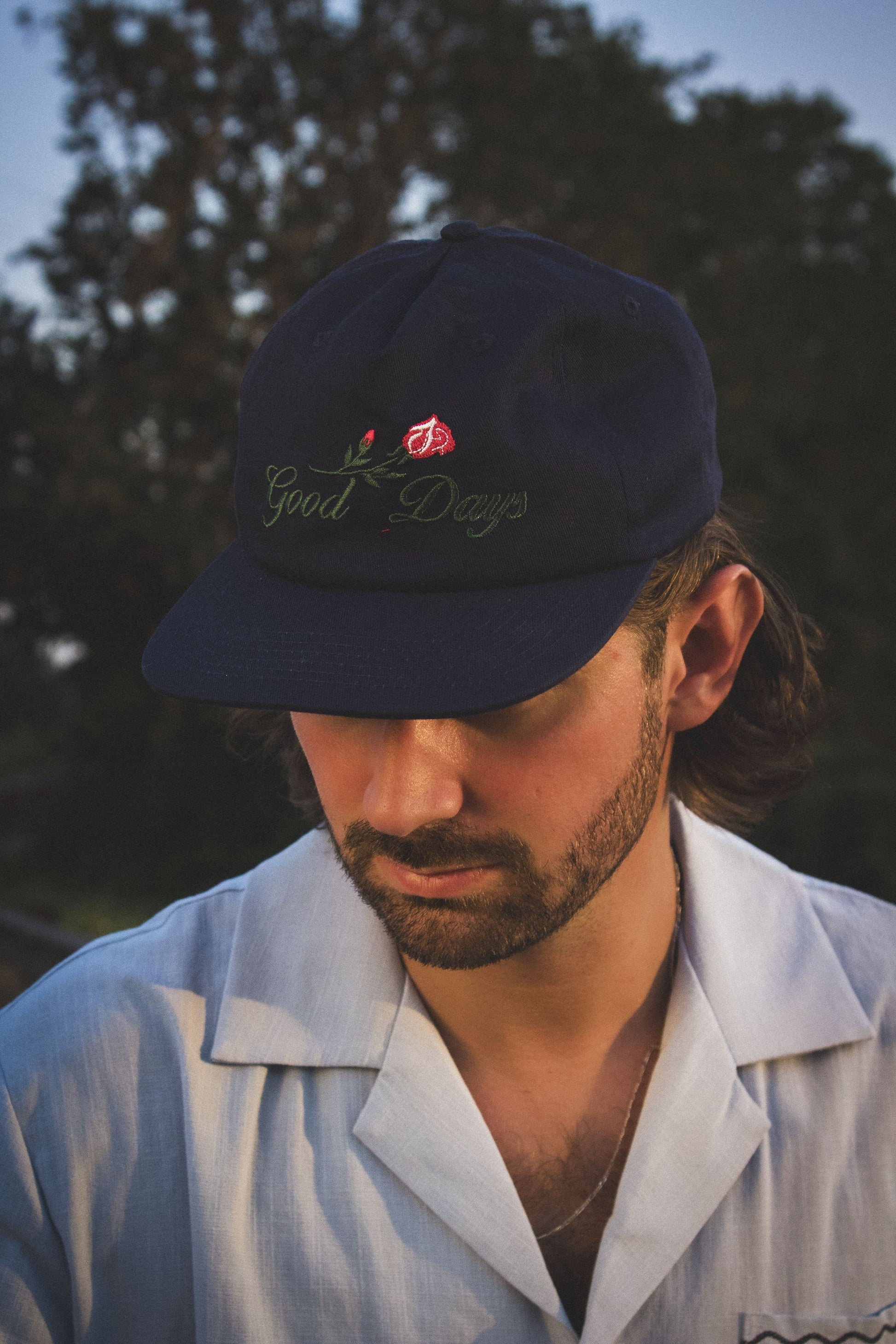 GOOD DAYS ROSE HAT - NAVY