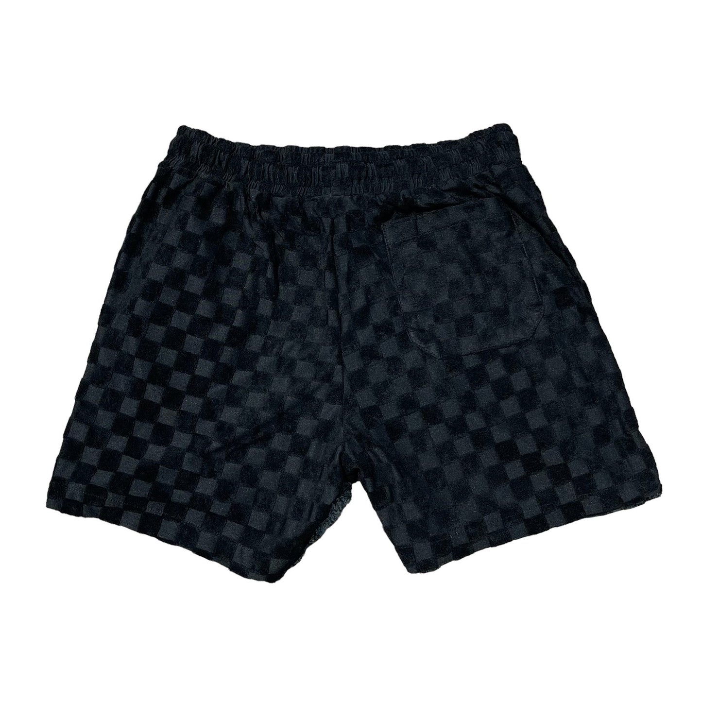 VENICE TERRY CLOTH SHORTS - BLACK-SQ6860146