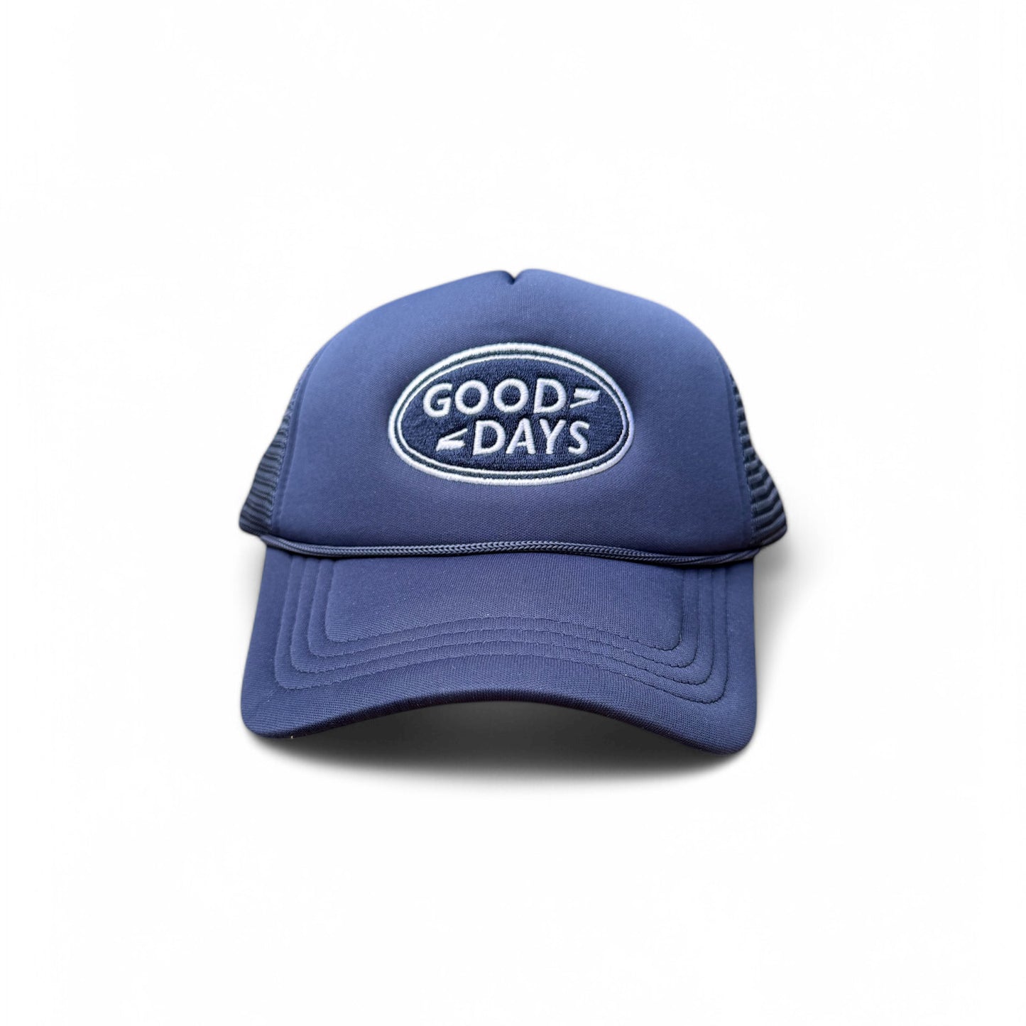 GOOD DAYS TRUCKER HAT - NAVY
