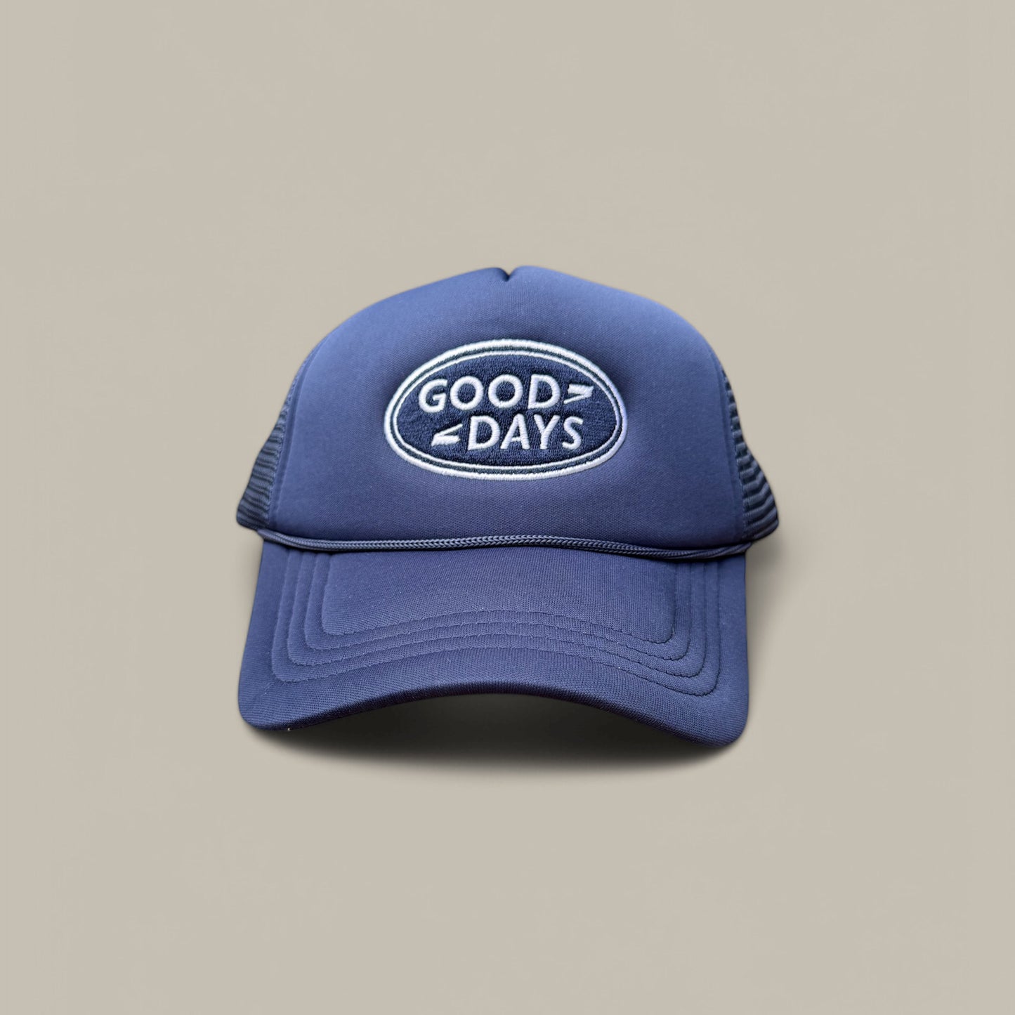GOOD DAYS TRUCKER HAT - NAVY