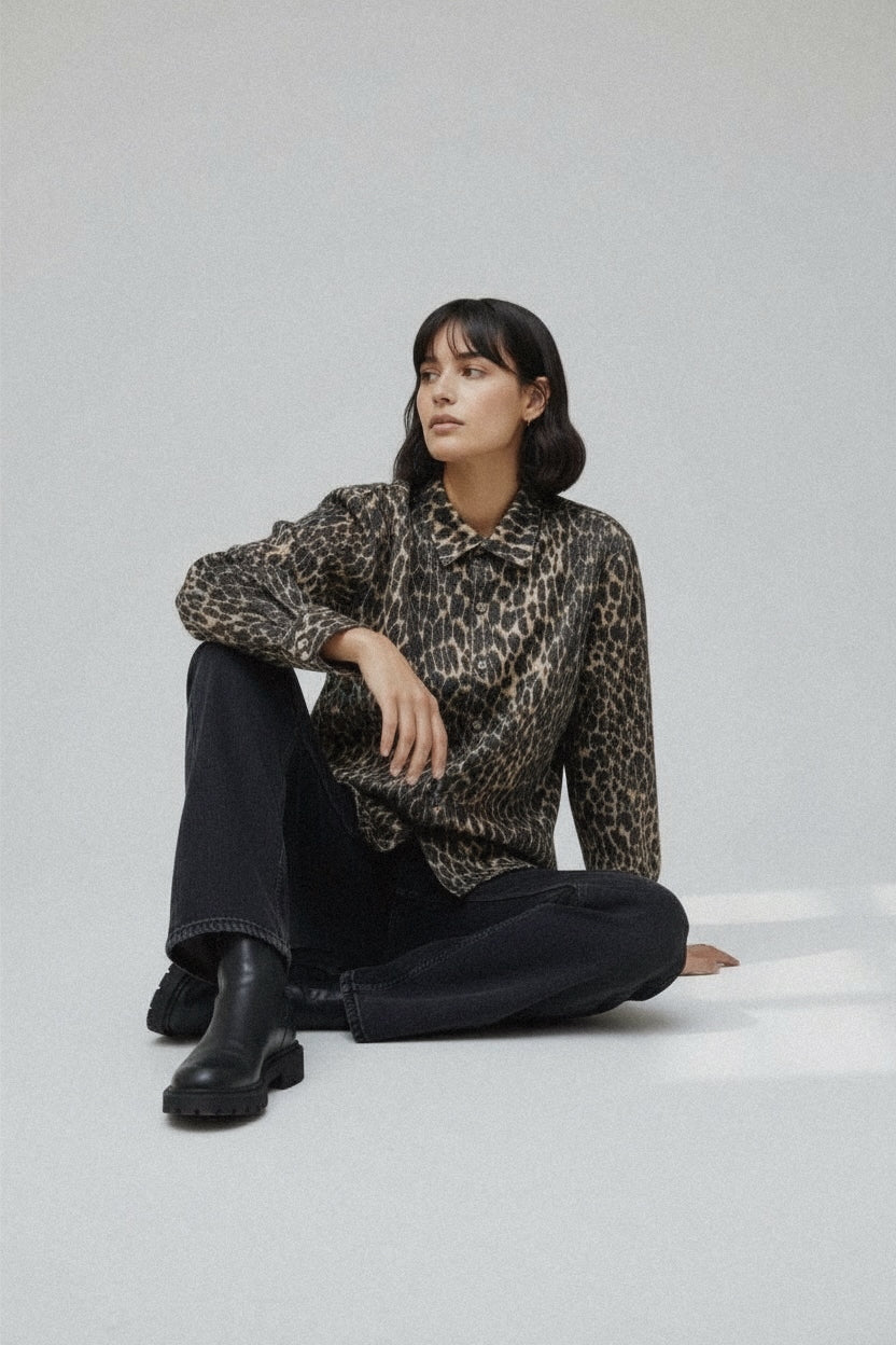 Ashford Leopard Flannel