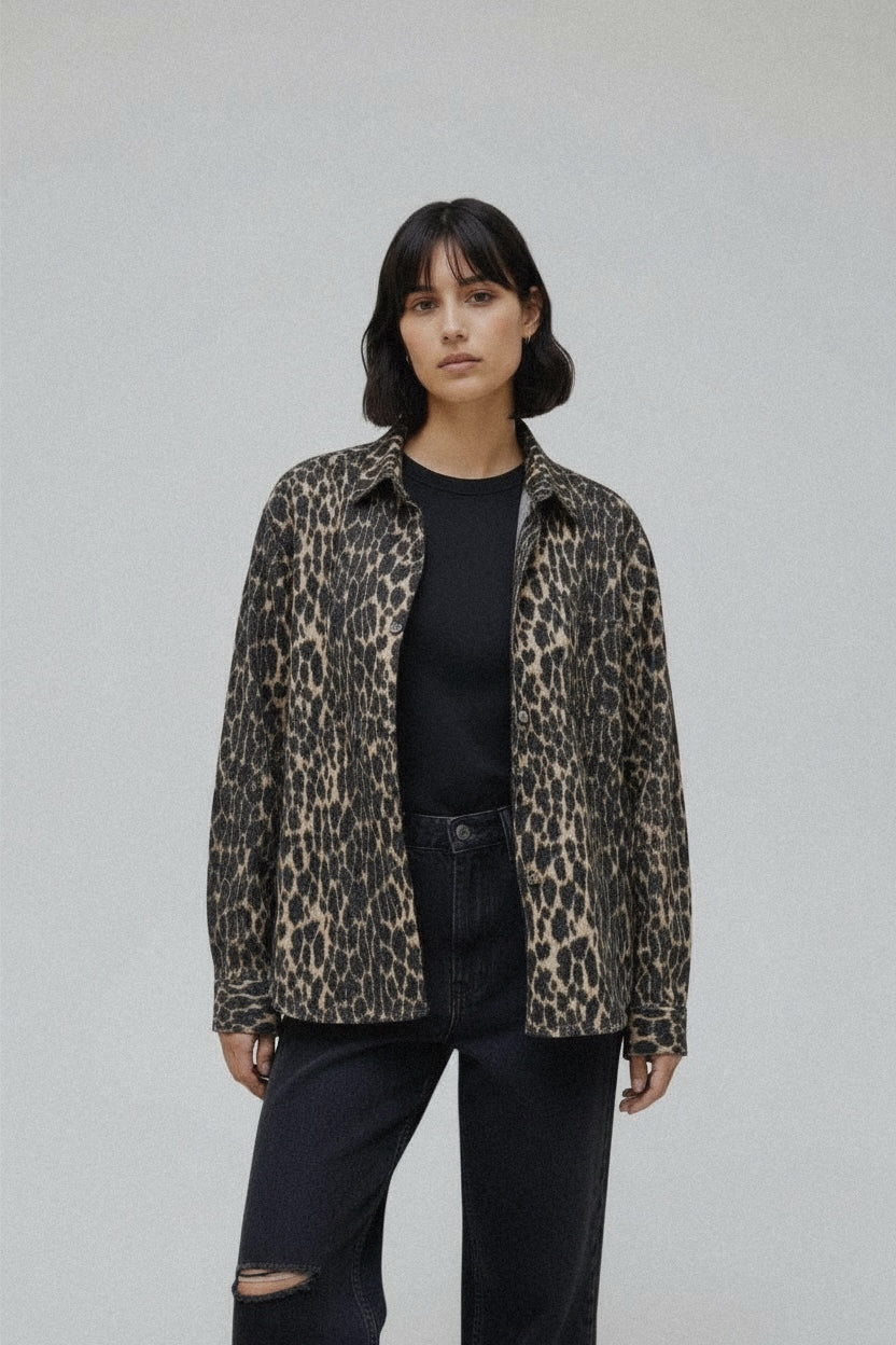Ashford Leopard Flannel