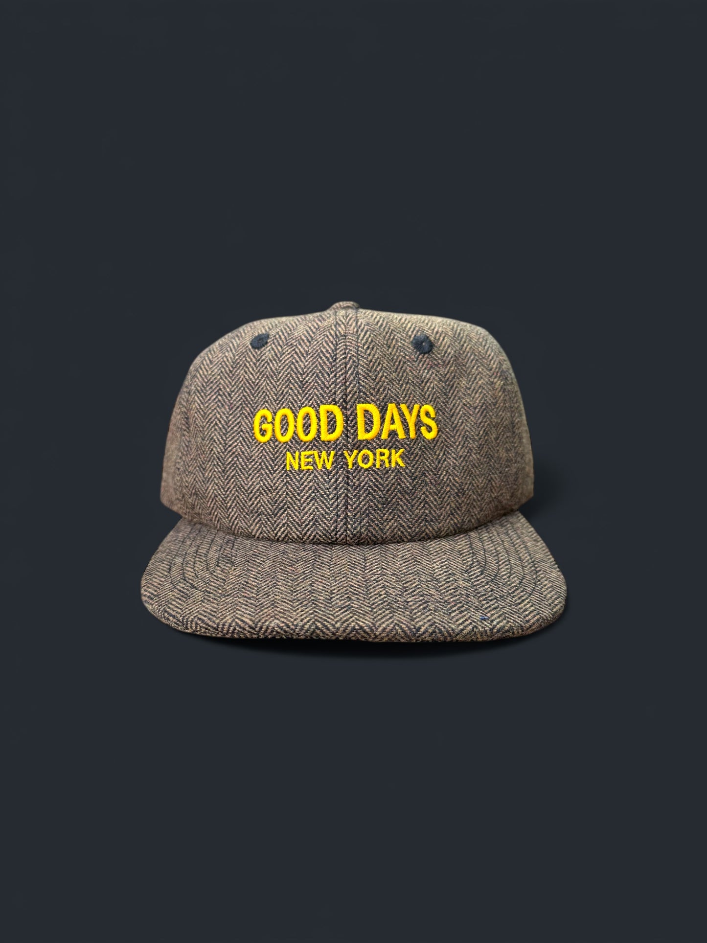 Good Days Chevron Wool 6-Panel - Brown