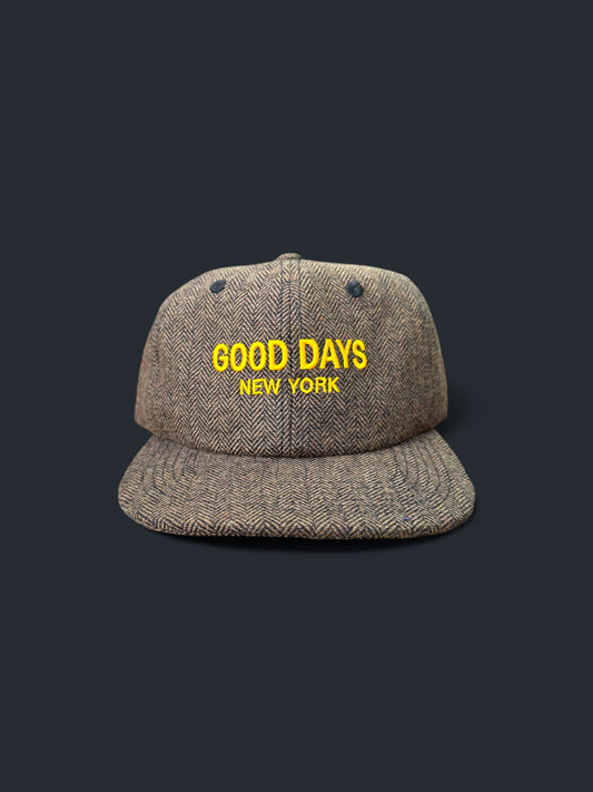 Good Days Chevron Wool 6-Panel - Brown