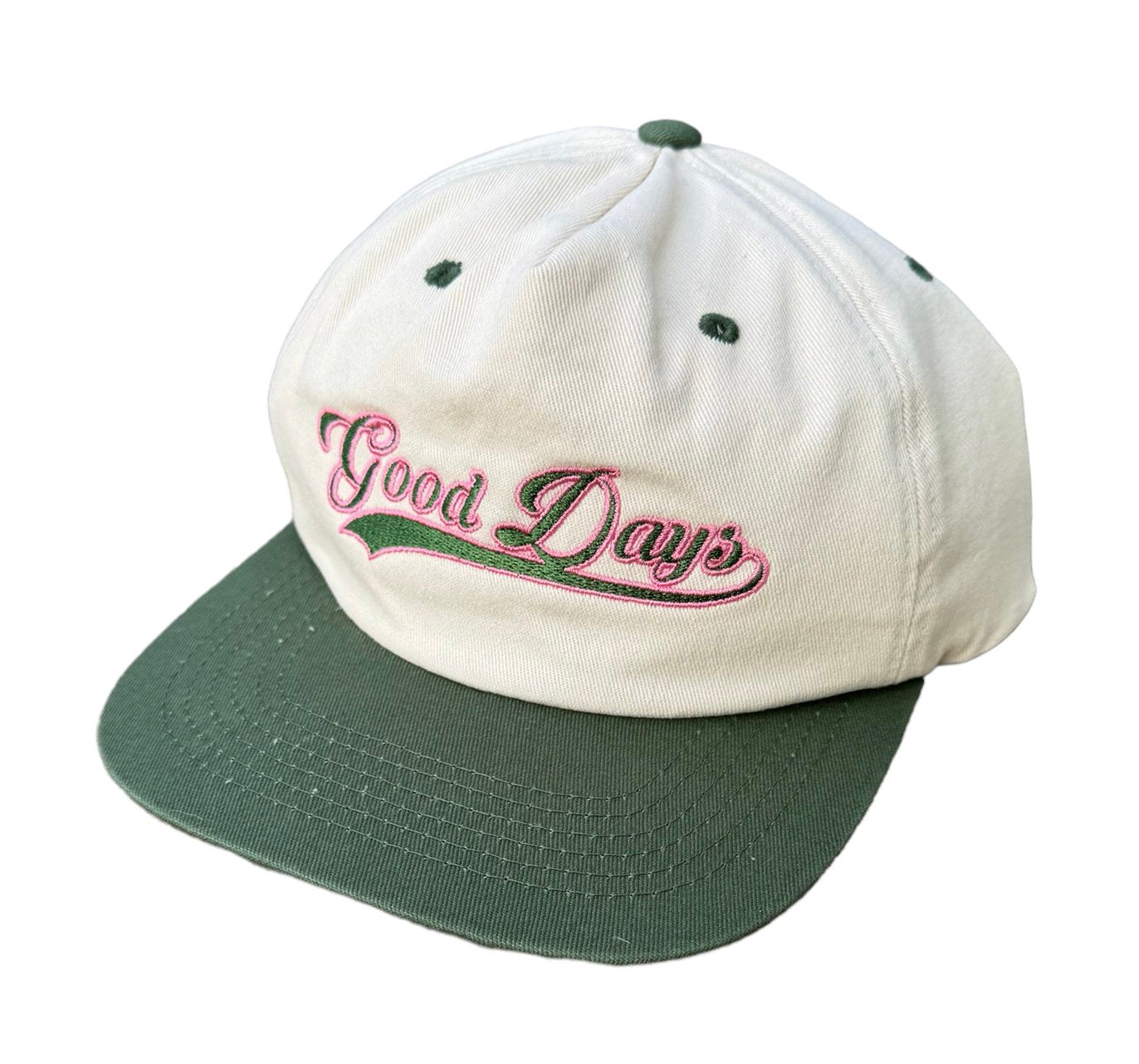 GOOD DAYS VARSITY HAT - GREEN